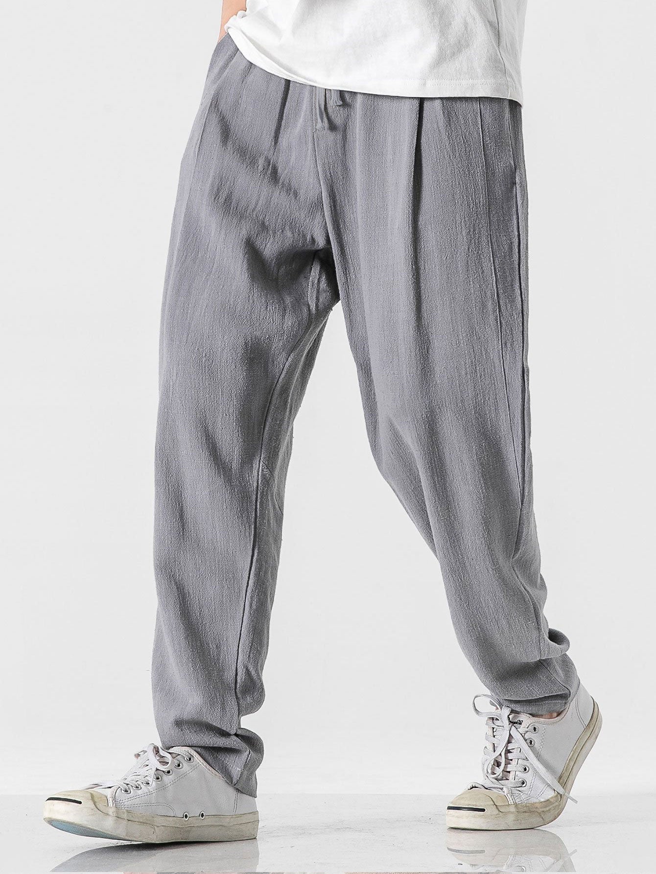 BENNETTVALE MEN’S RELAXED LINEN TROUSERS