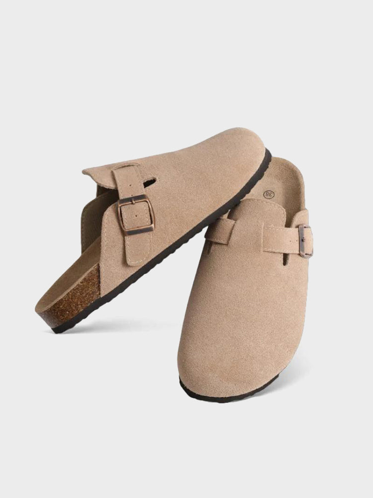 CLASSIC SUEDE SLIP-ON CLOGS