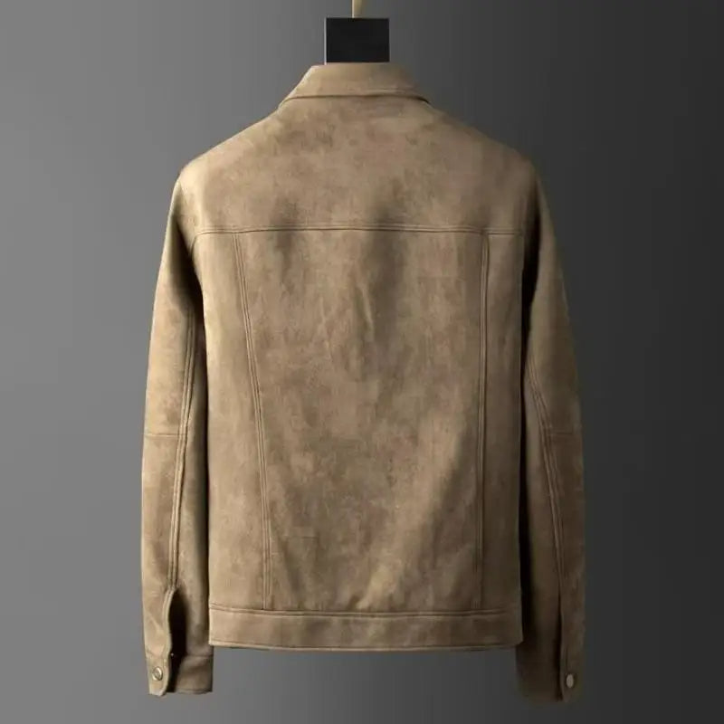 BENNETTVALE MEN’S SLIM FIT SUEDE JACKET