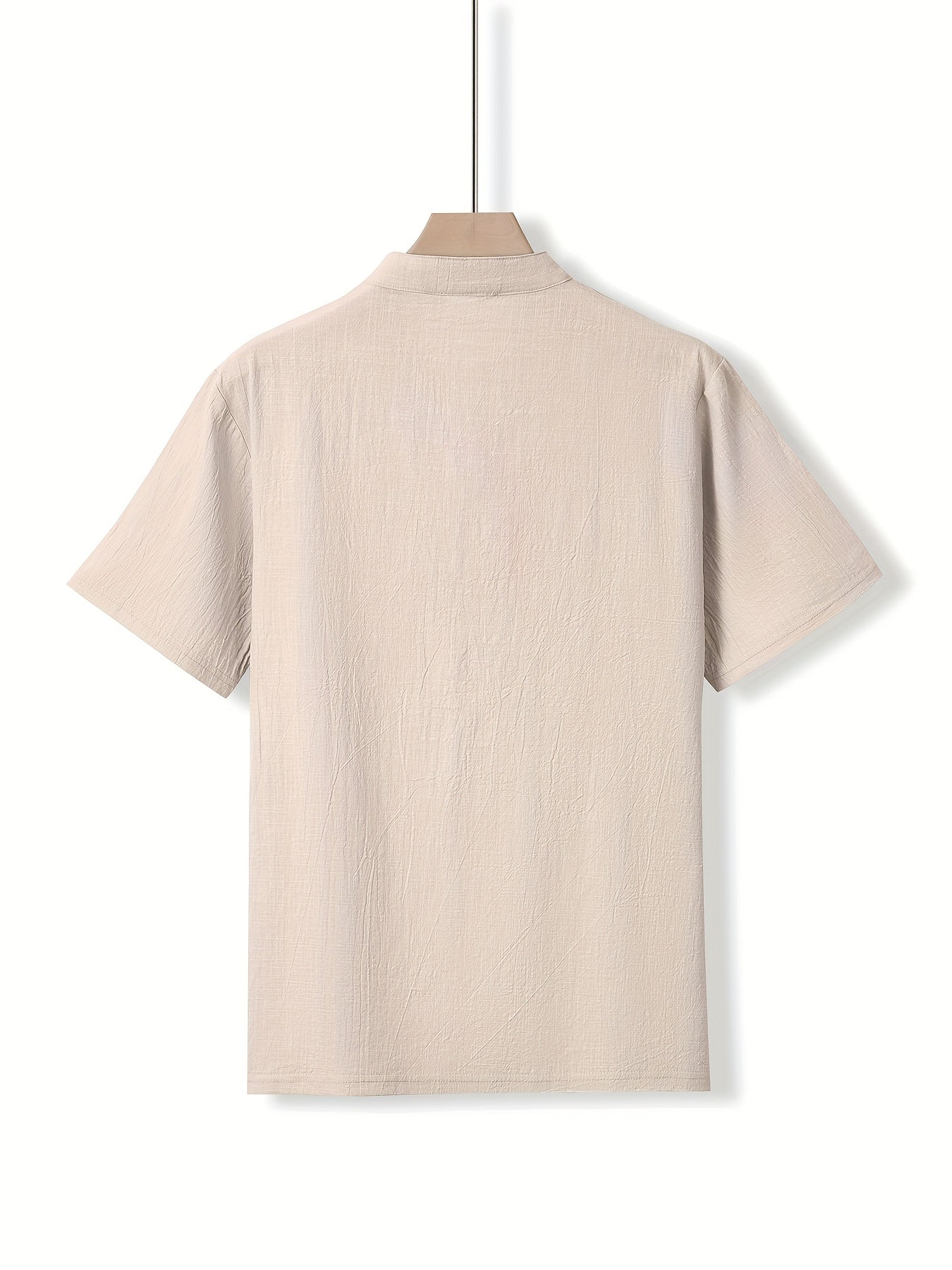 BENNETTVALE MEN’S MODERN BAND COLLAR SHIRT