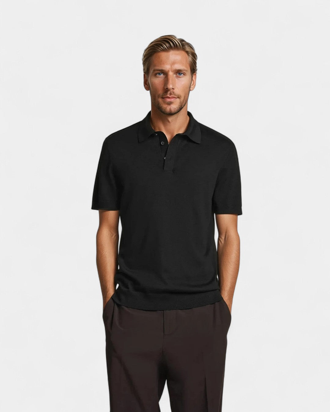 BENNETTVALE MEN’S MERINO KNIT POLO SHIRT