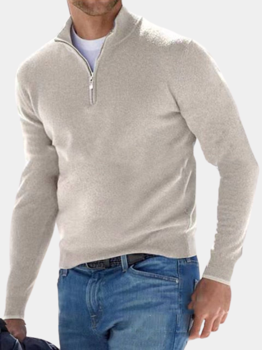 BENNETT MEN’S CLASSIC HALF-ZIP JUMPER