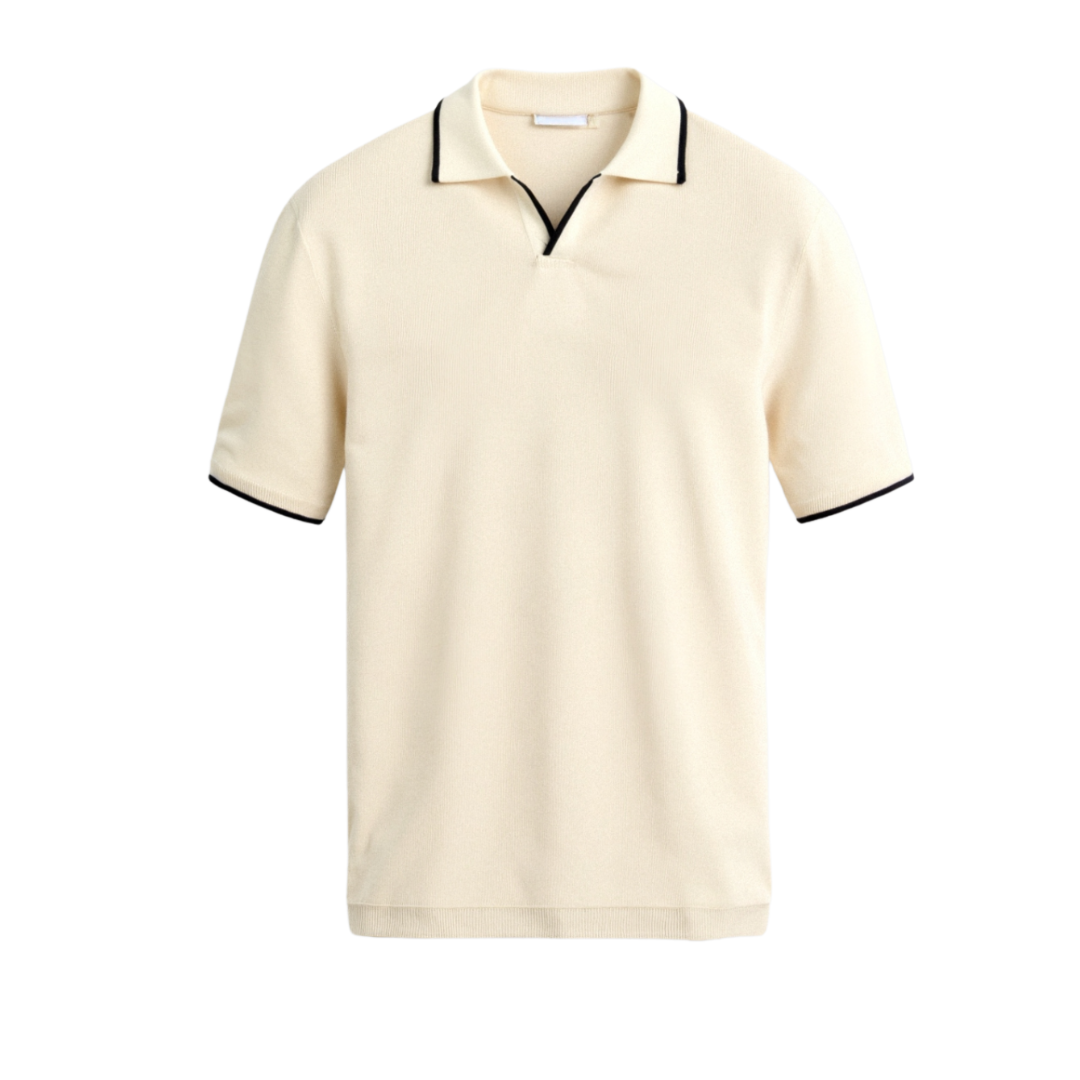CONTRAST SLIM FITTED POLO