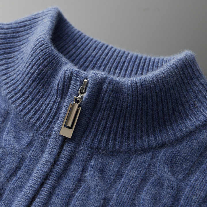 WOVEN HALF ZIP
