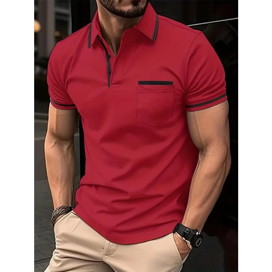 BENNETTVALE MEN’S CONTRAST TRIM POLO SHIRT