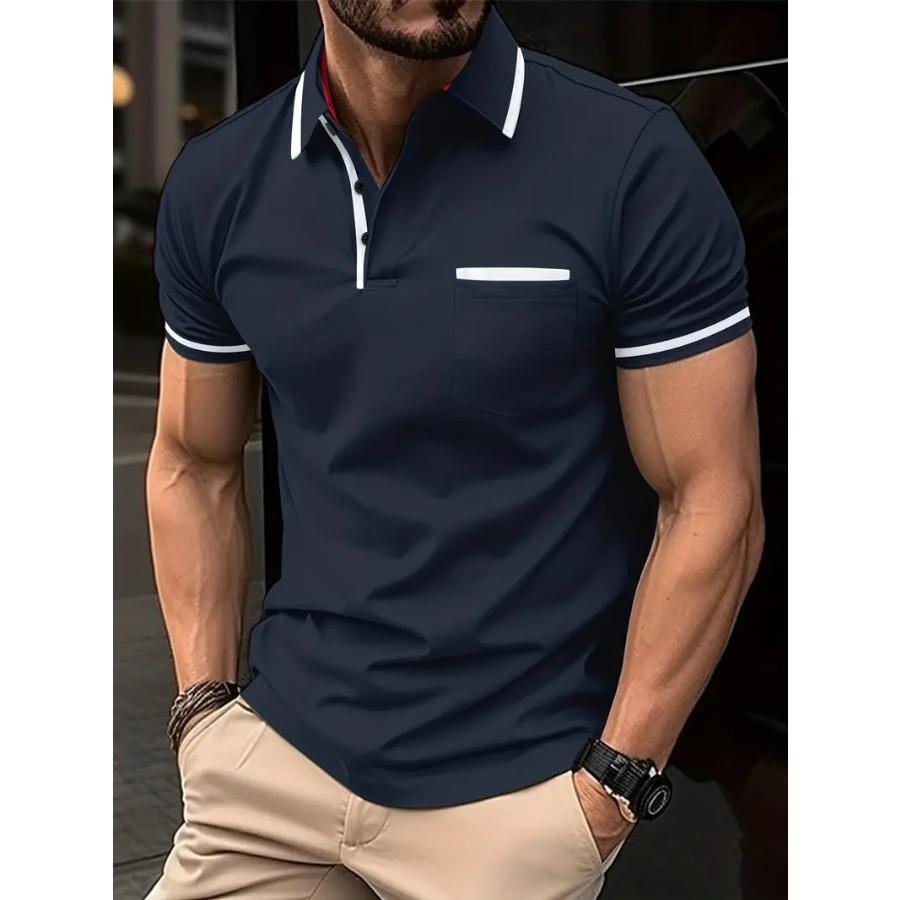 BENNETTVALE MEN’S CONTRAST TRIM POLO SHIRT