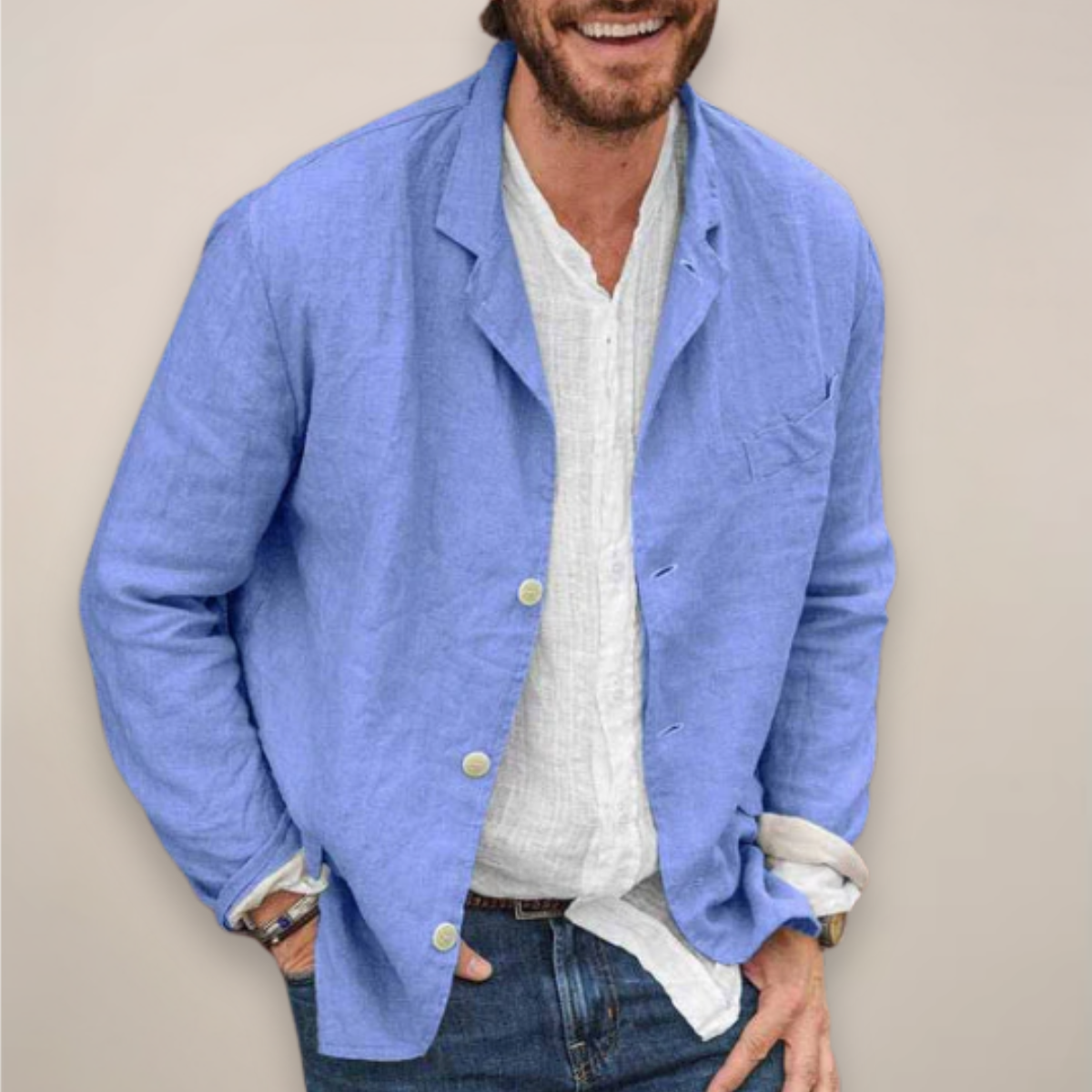 BENNETTVALE MEN’S RELAXED SUMMER BLAZER