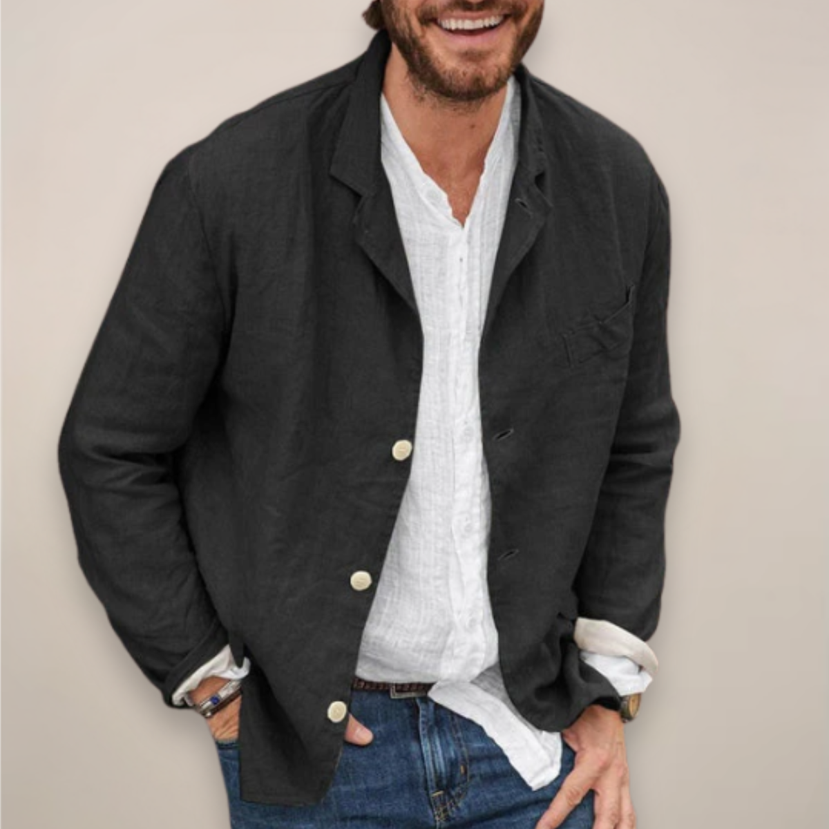 BENNETTVALE MEN’S RELAXED SUMMER BLAZER