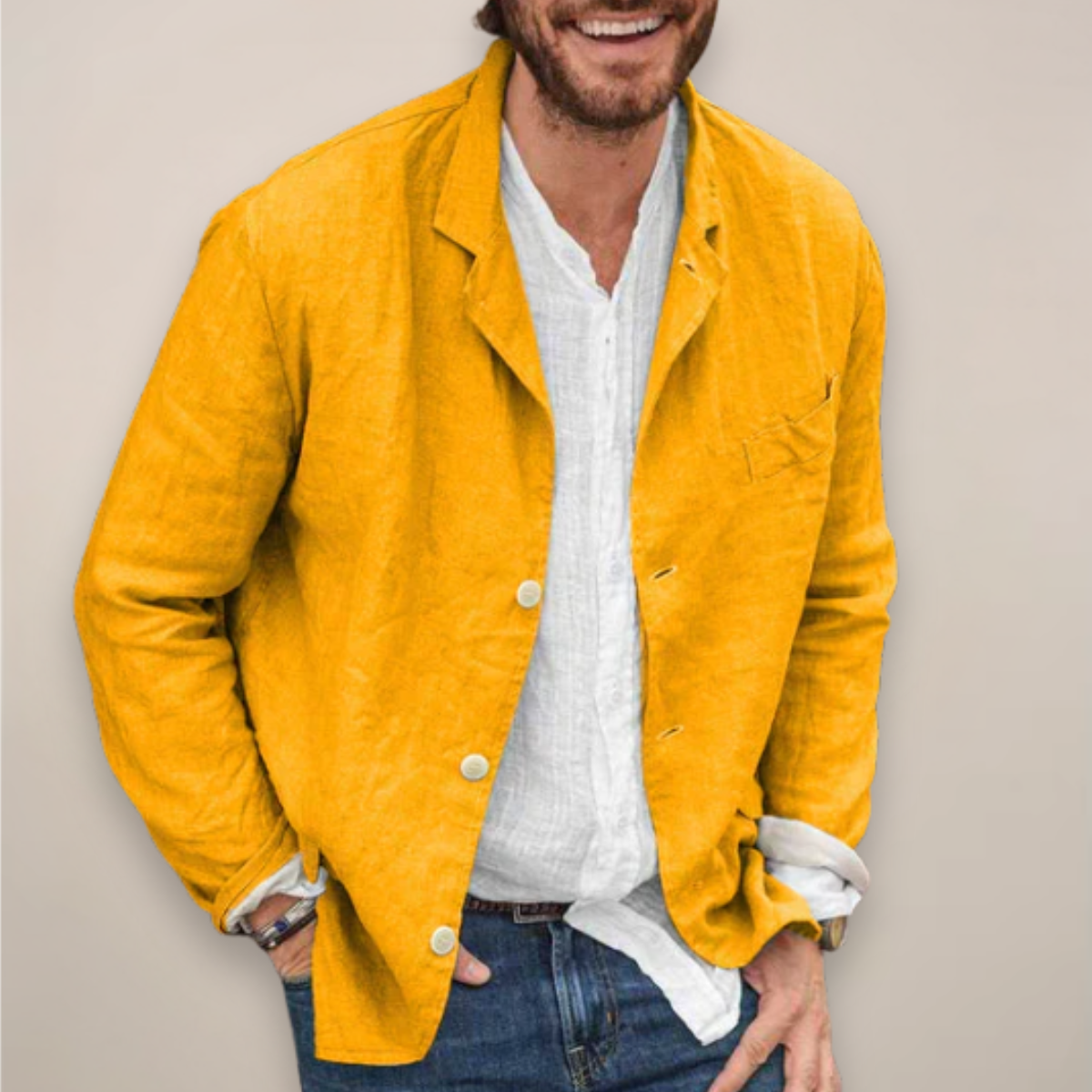 BENNETTVALE MEN’S RELAXED SUMMER BLAZER