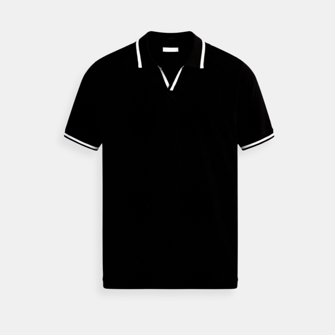 CONTRAST SLIM FITTED POLO