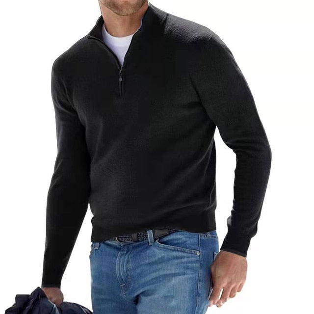 BENNETT MEN’S CLASSIC HALF-ZIP JUMPER