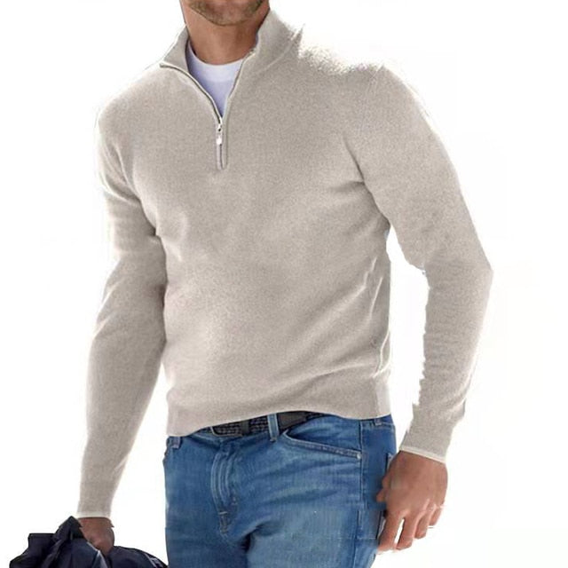 BENNETT MEN’S CLASSIC HALF-ZIP JUMPER