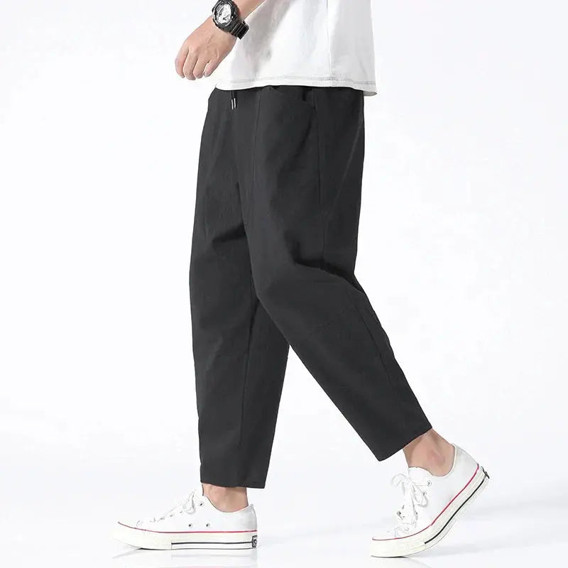 BENNETTVALE MEN’S RELAXED TAPERED ANKLE PANTS