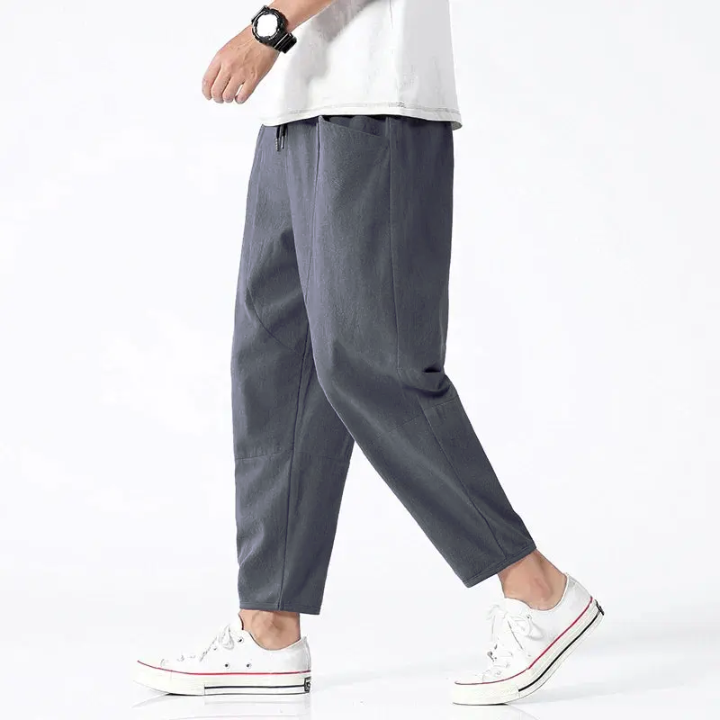 BENNETTVALE MEN’S RELAXED TAPERED ANKLE PANTS