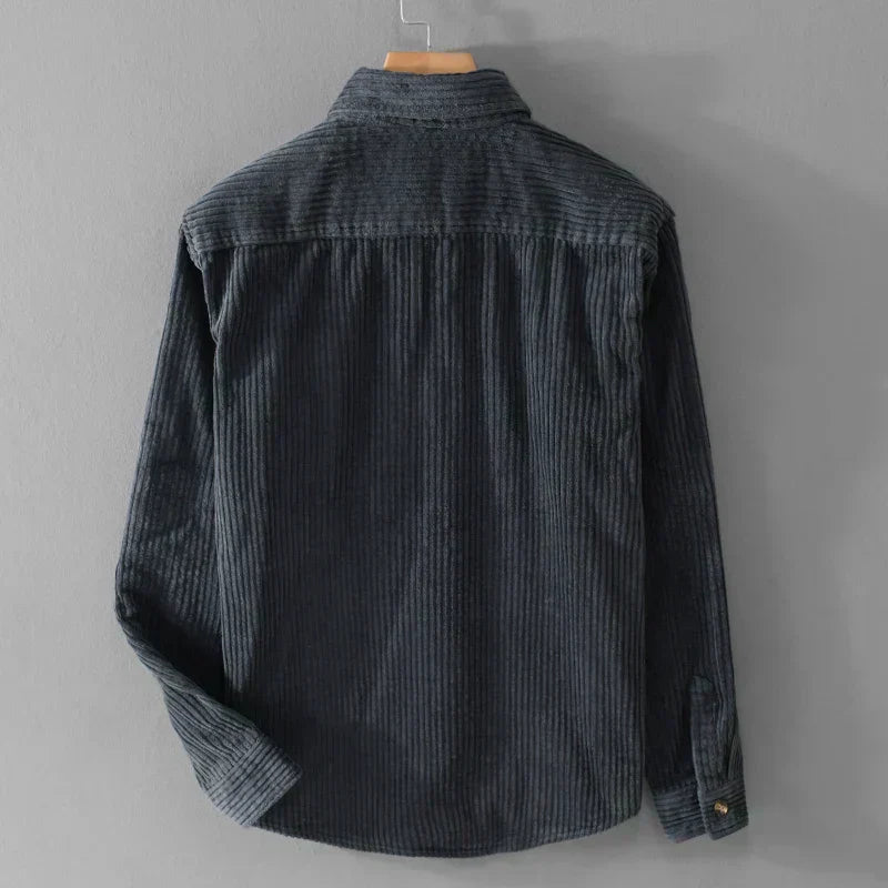 MEN’S CORDUROY BUTTON SHIRT