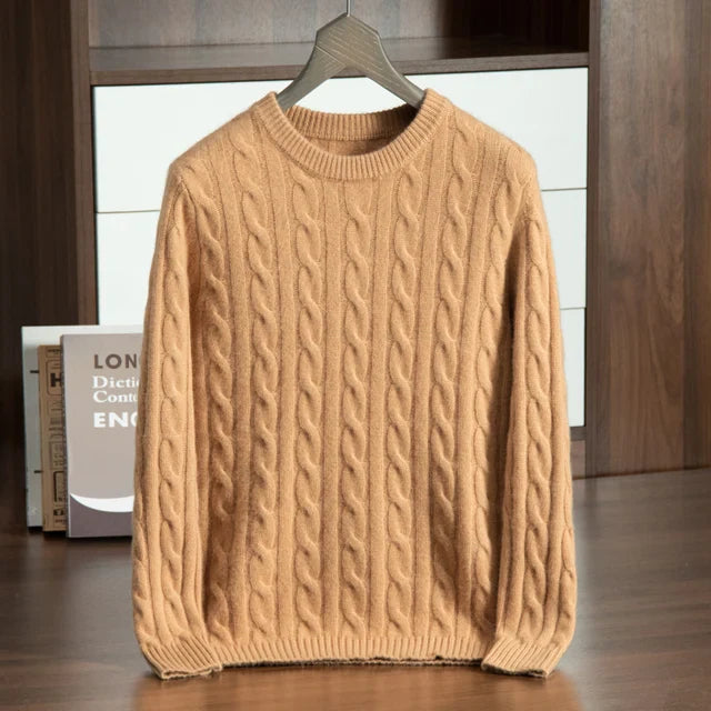 CABLE KNIT SWEATER