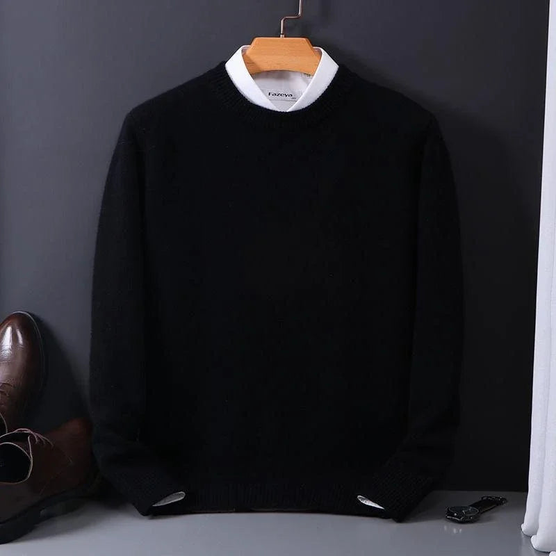 VALE MEN’S CLASSIC CASHMERE PULLOVER