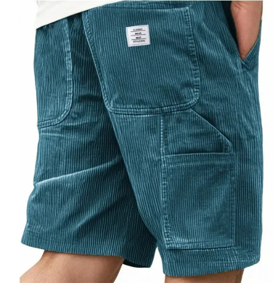 BENNETTVALE MEN’S CORDUROY CARGO SHORTS