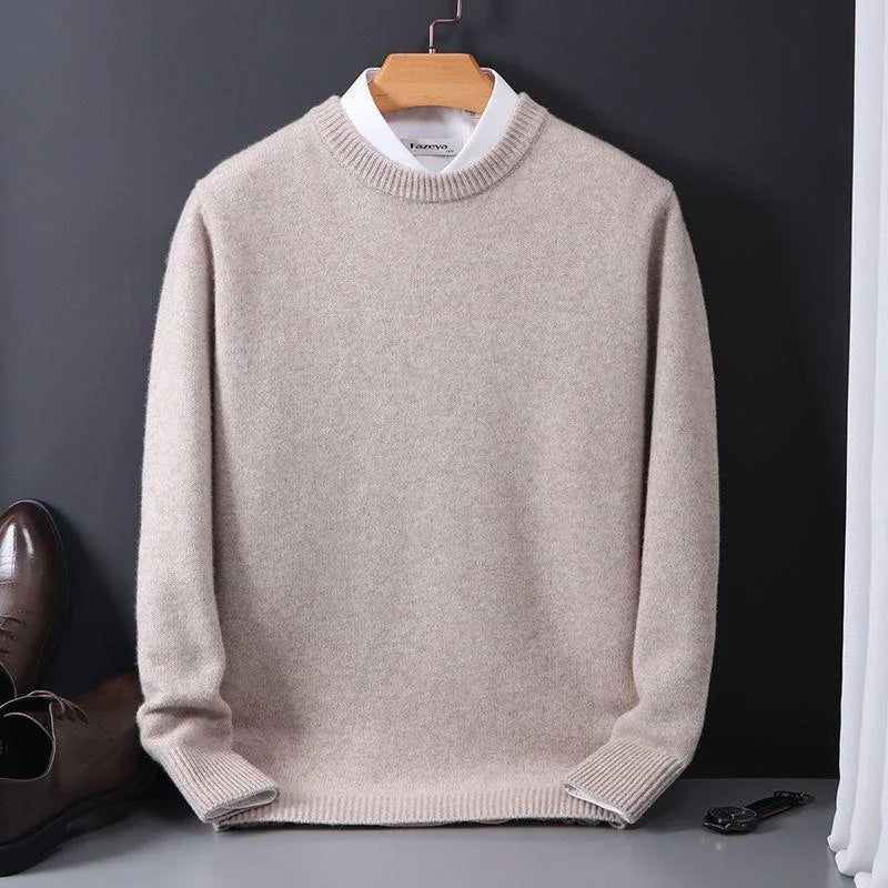 VALE MEN’S CLASSIC CASHMERE PULLOVER