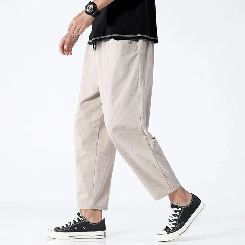 BENNETTVALE MEN’S RELAXED TAPERED ANKLE PANTS
