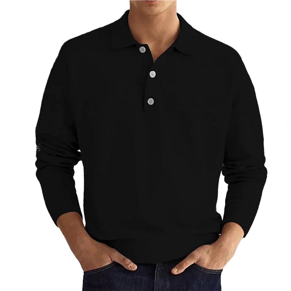 BENNETTVALE MEN’S CASUAL LONG SLEEVE POLO