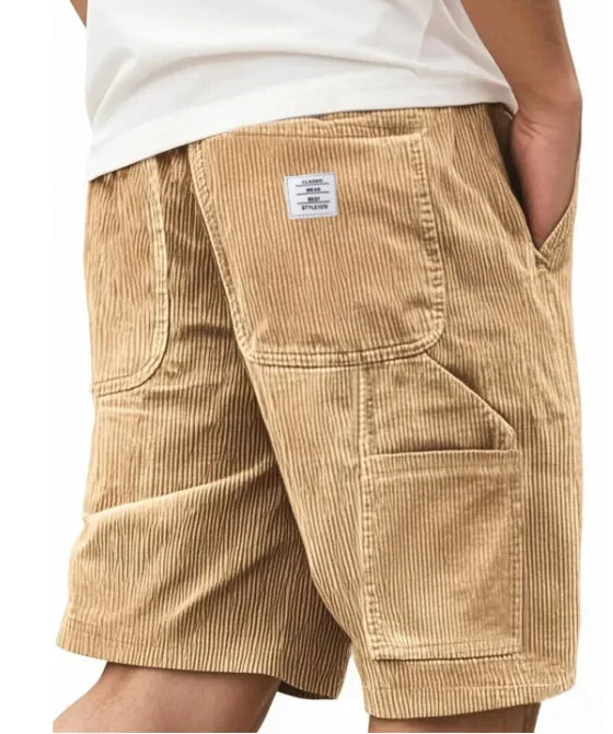 BENNETTVALE MEN’S CORDUROY CARGO SHORTS