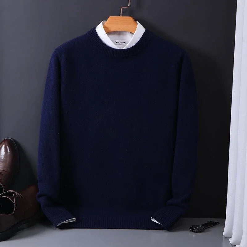 VALE MEN’S CLASSIC CASHMERE PULLOVER