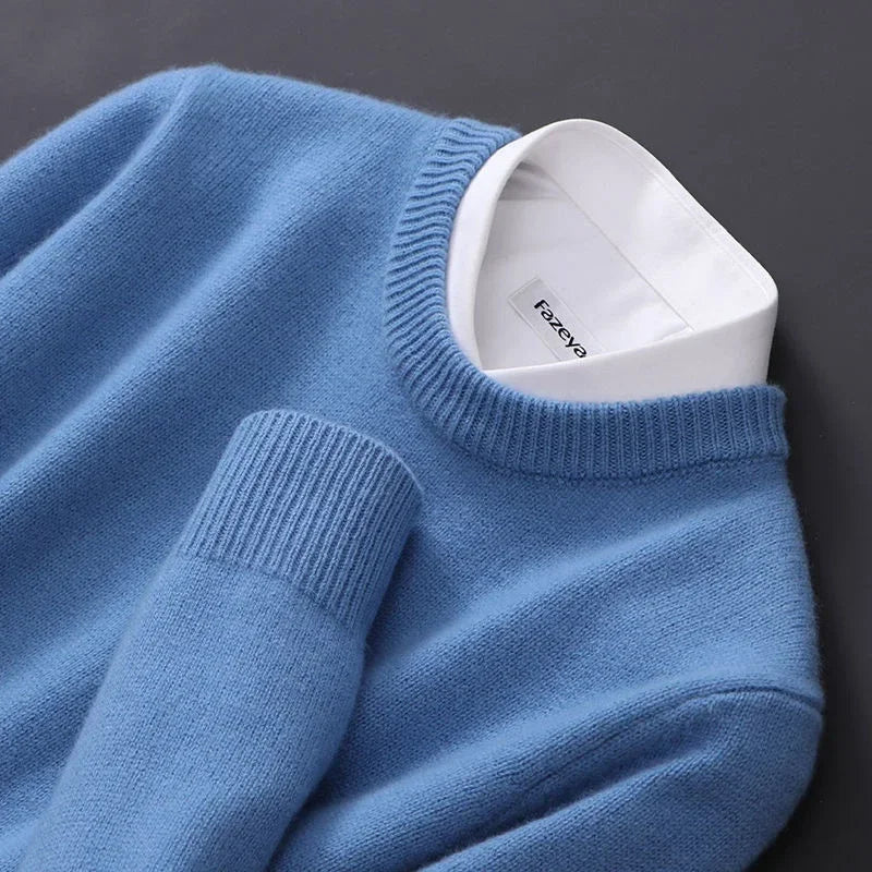 VALE MEN’S CLASSIC CASHMERE PULLOVER