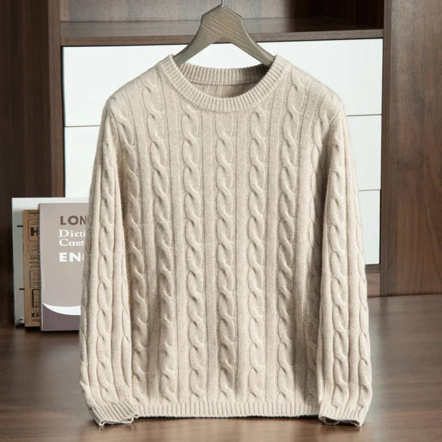 CABLE KNIT SWEATER