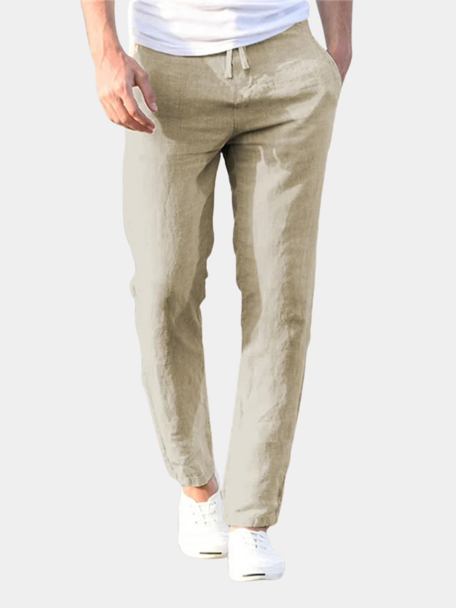 BENNETTVALE MEN’S CASUAL LINEN CITY PANTS