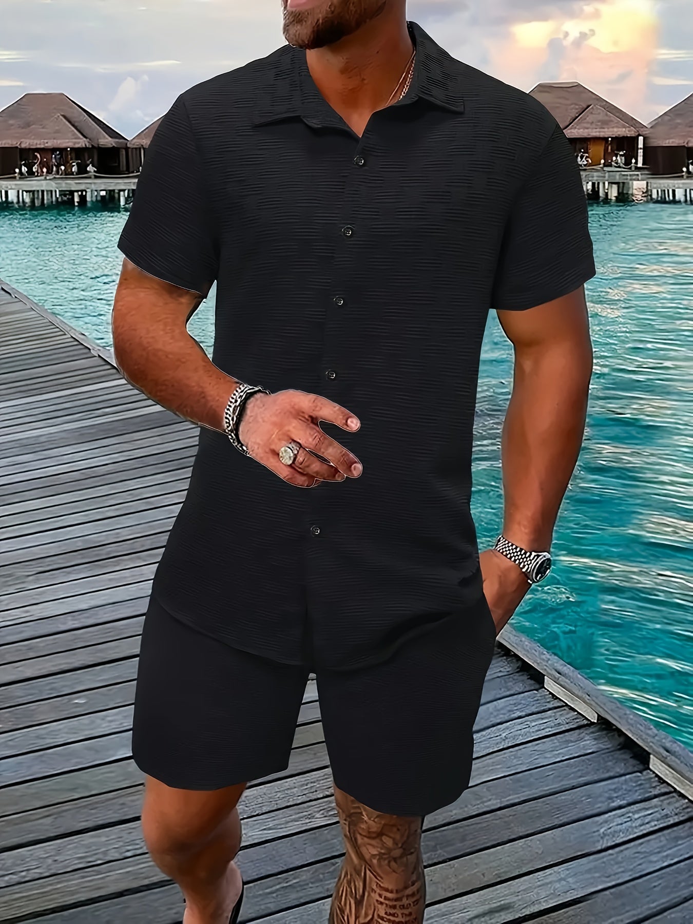 BENNETTVALE MEN’S RELAXED TWO-PIECE SUMMER SET