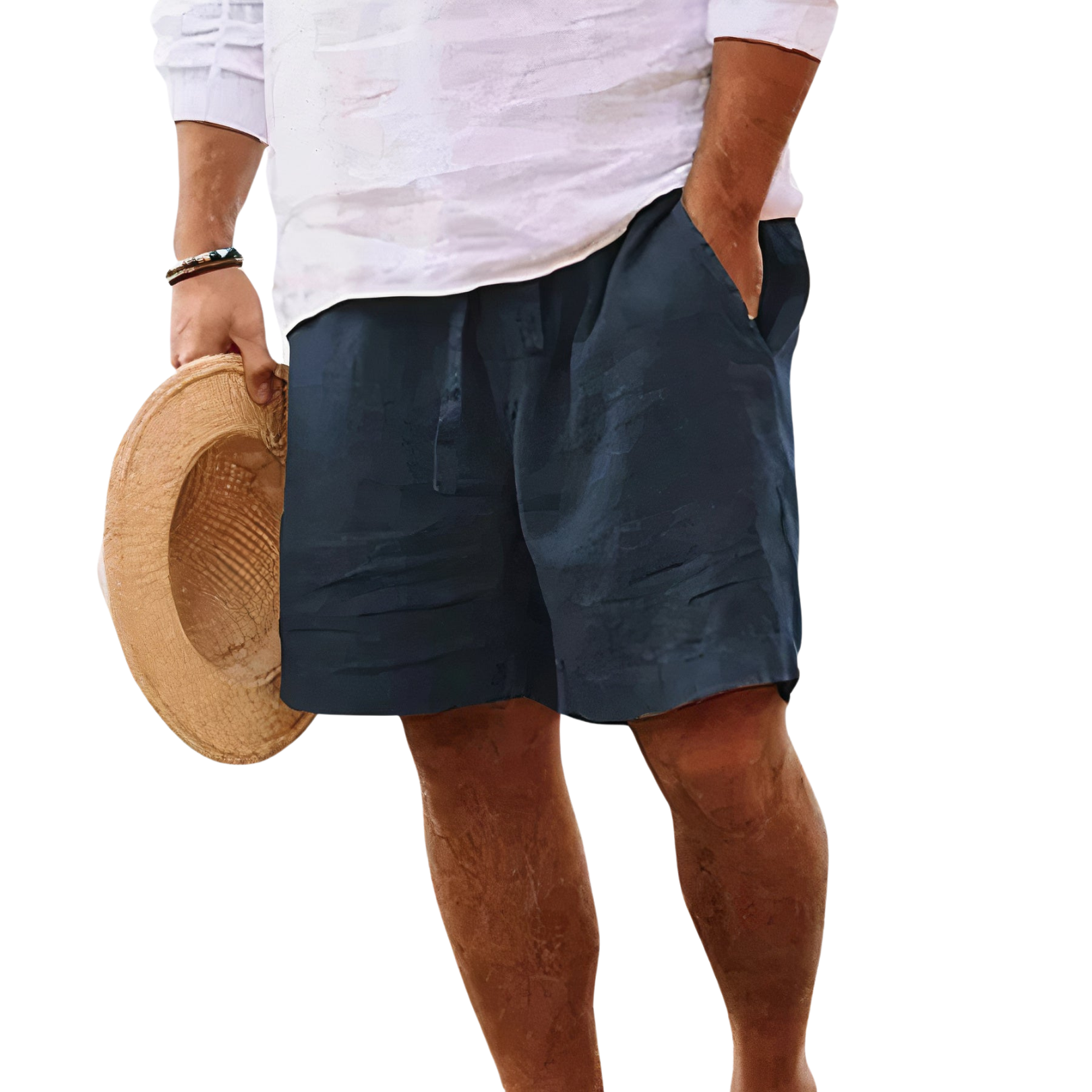 BENNETTVALE MEN’S LINEN SUMMER SHORTS