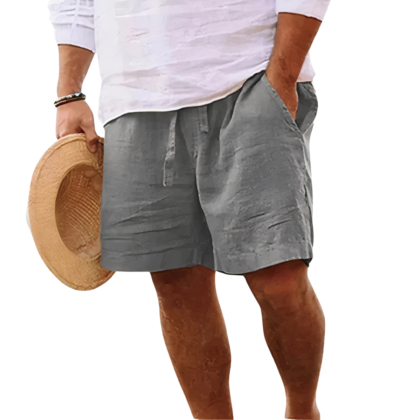 BENNETTVALE MEN’S LINEN SUMMER SHORTS
