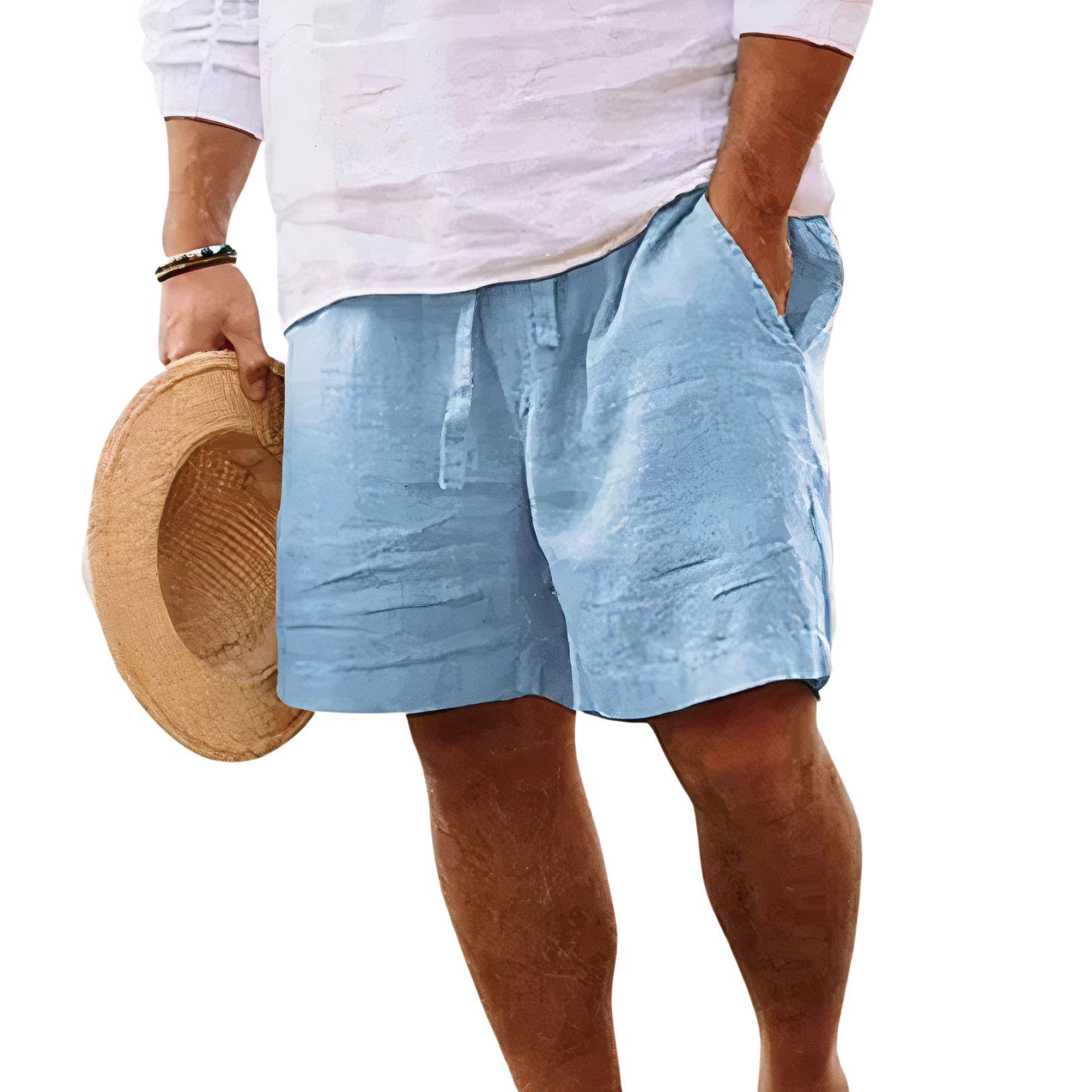 BENNETTVALE MEN’S LINEN SUMMER SHORTS
