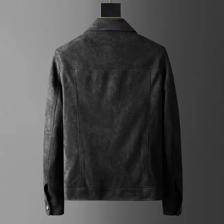 BENNETTVALE MEN’S SLIM FIT SUEDE JACKET
