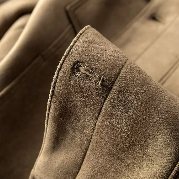 BENNETTVALE MEN’S SLIM FIT SUEDE JACKET