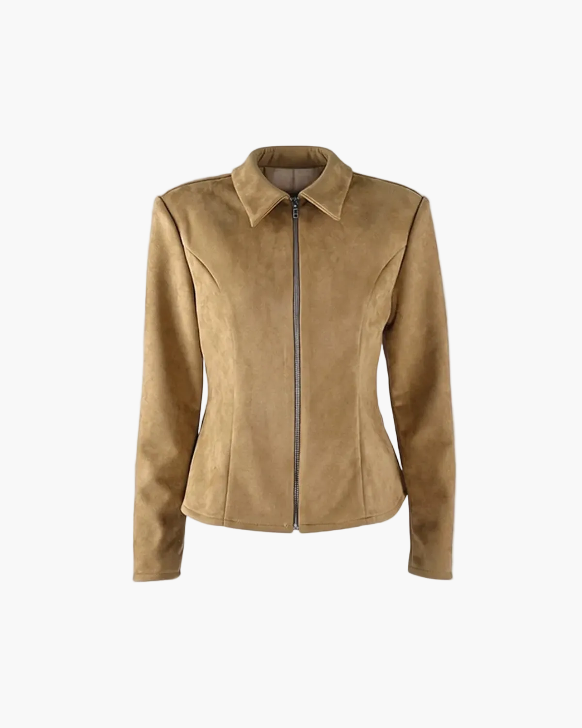 BENNETTVALE WOMEN’S FAUX SUEDE ZIP OUTERWEAR