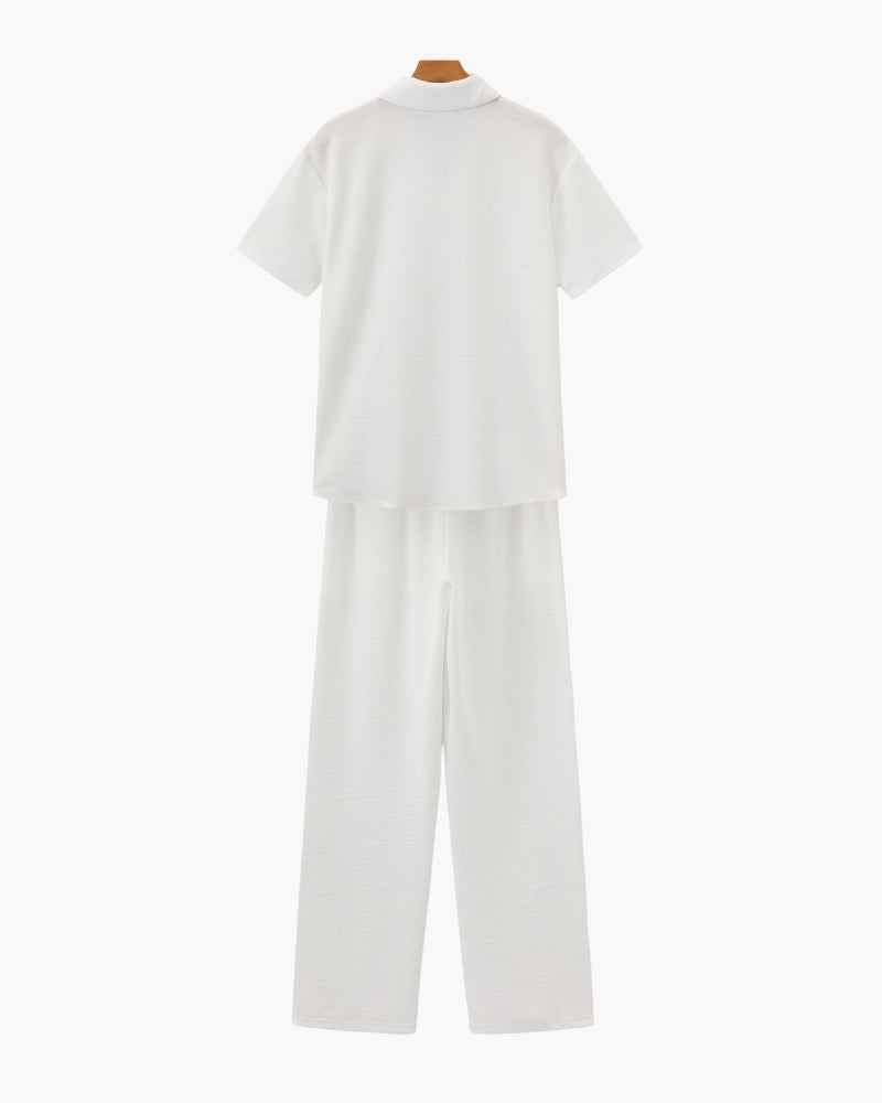 BENNETTVALE MEN’S POLO & DRAWSTRING TROUSERS SET