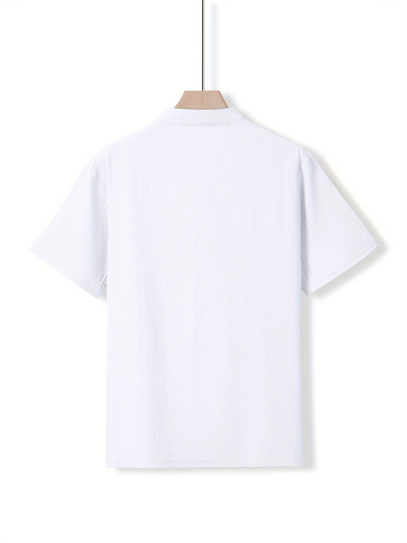 BENNETTVALE MEN’S MODERN BAND COLLAR SHIRT