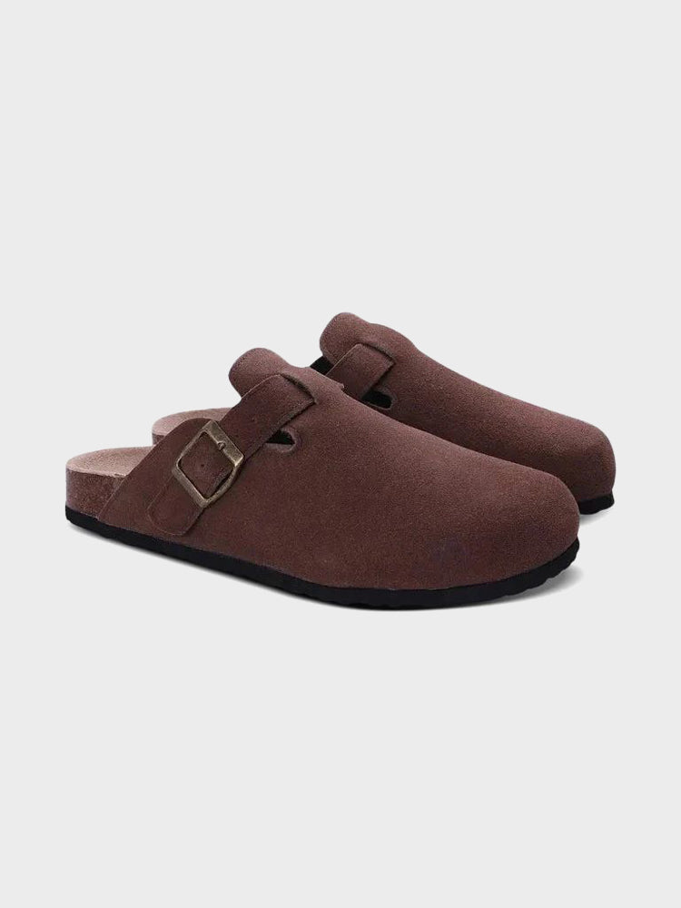 CLASSIC SUEDE SLIP-ON CLOGS