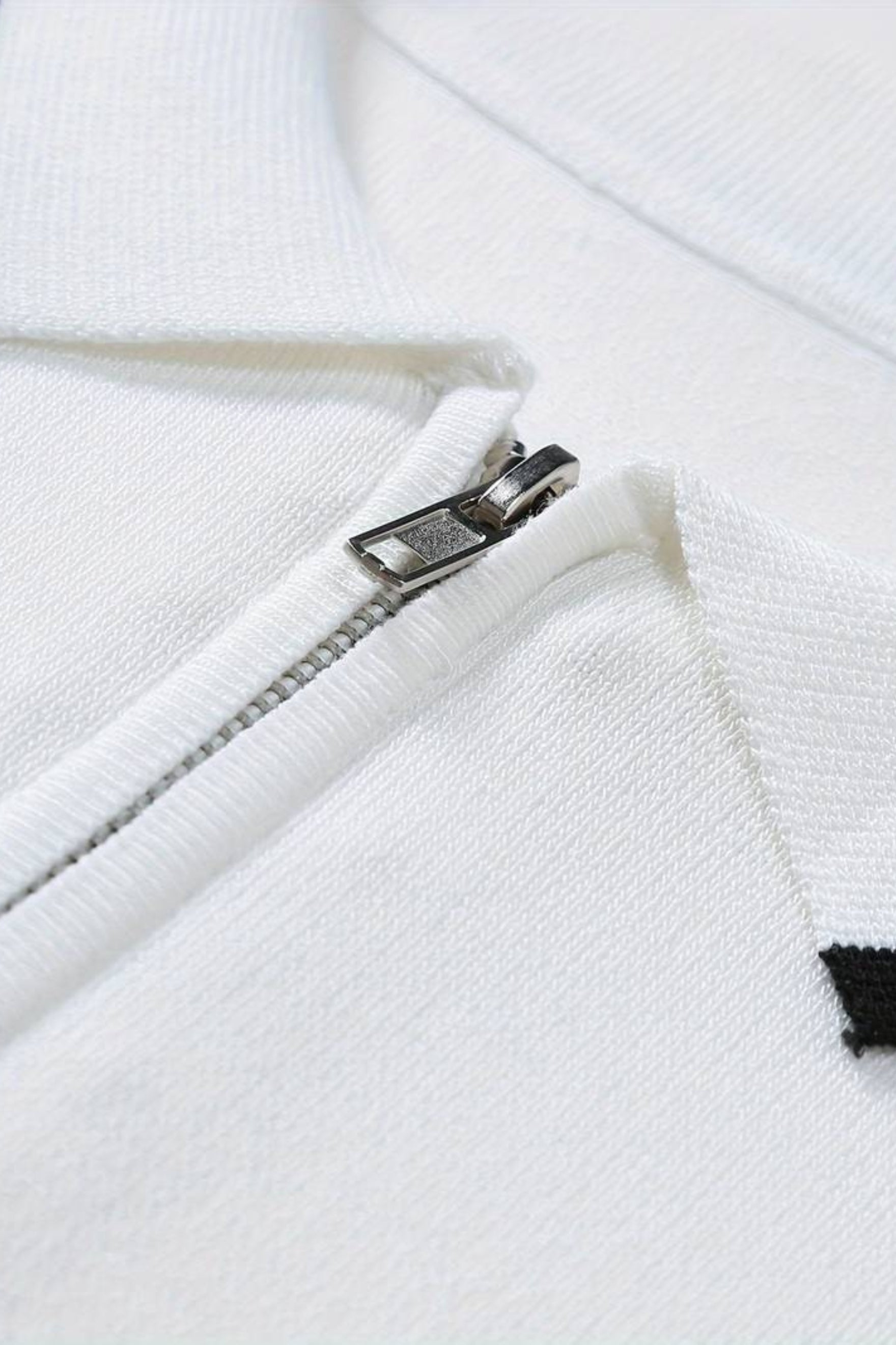 KNITTED QUARTER ZIP POLO
