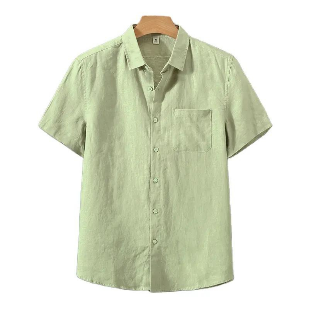 LINEN SHORTSLEEVE SHIRT