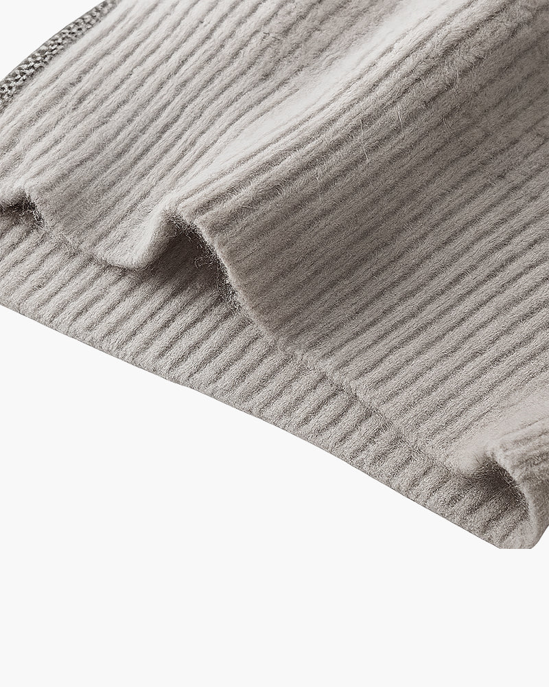 FULL-ZIP WOOL SWEATER