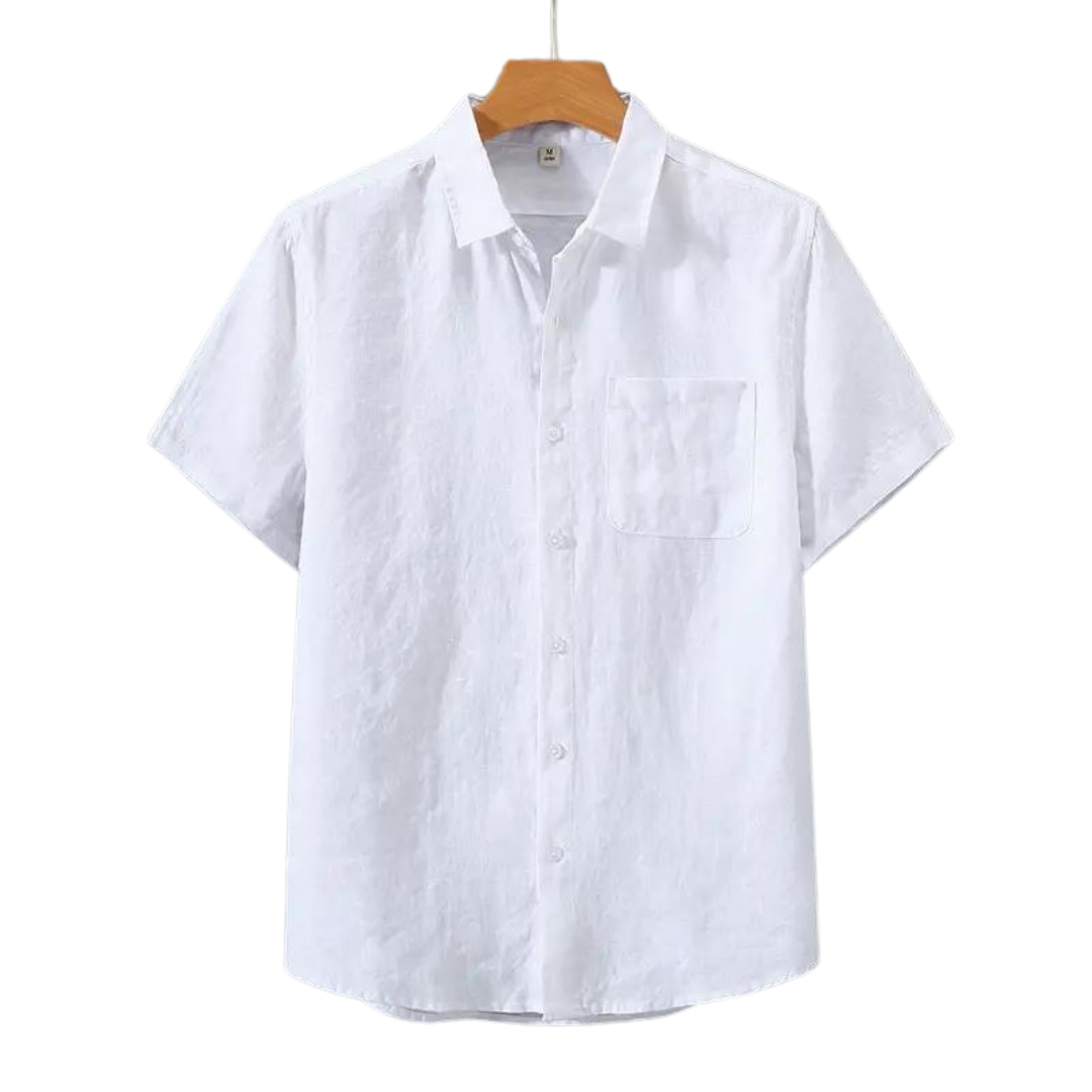 LINEN SHORTSLEEVE SHIRT