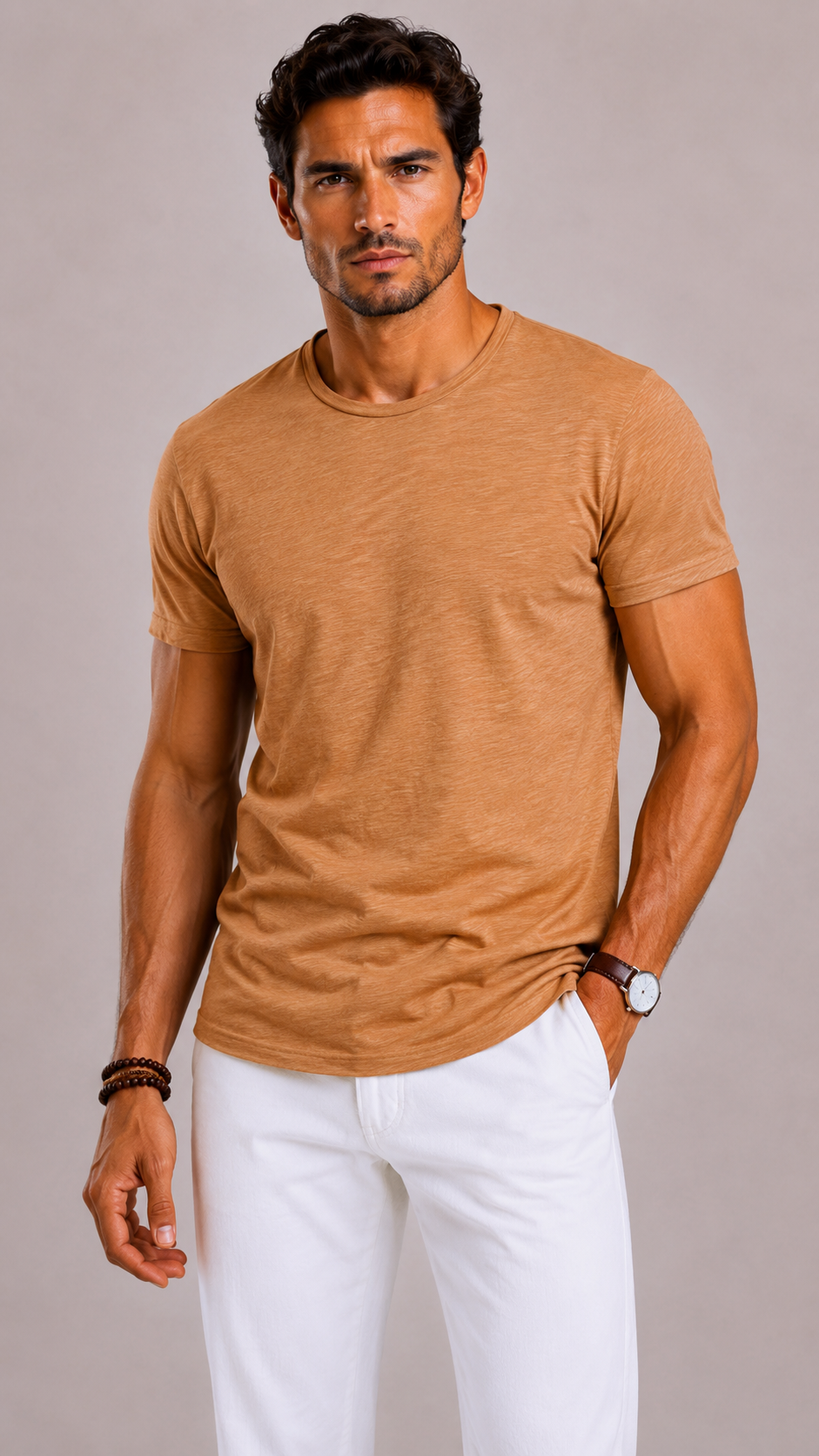 BENNETTVALE MEN’S EVERYDAY ROUND NECK T-SHIRT