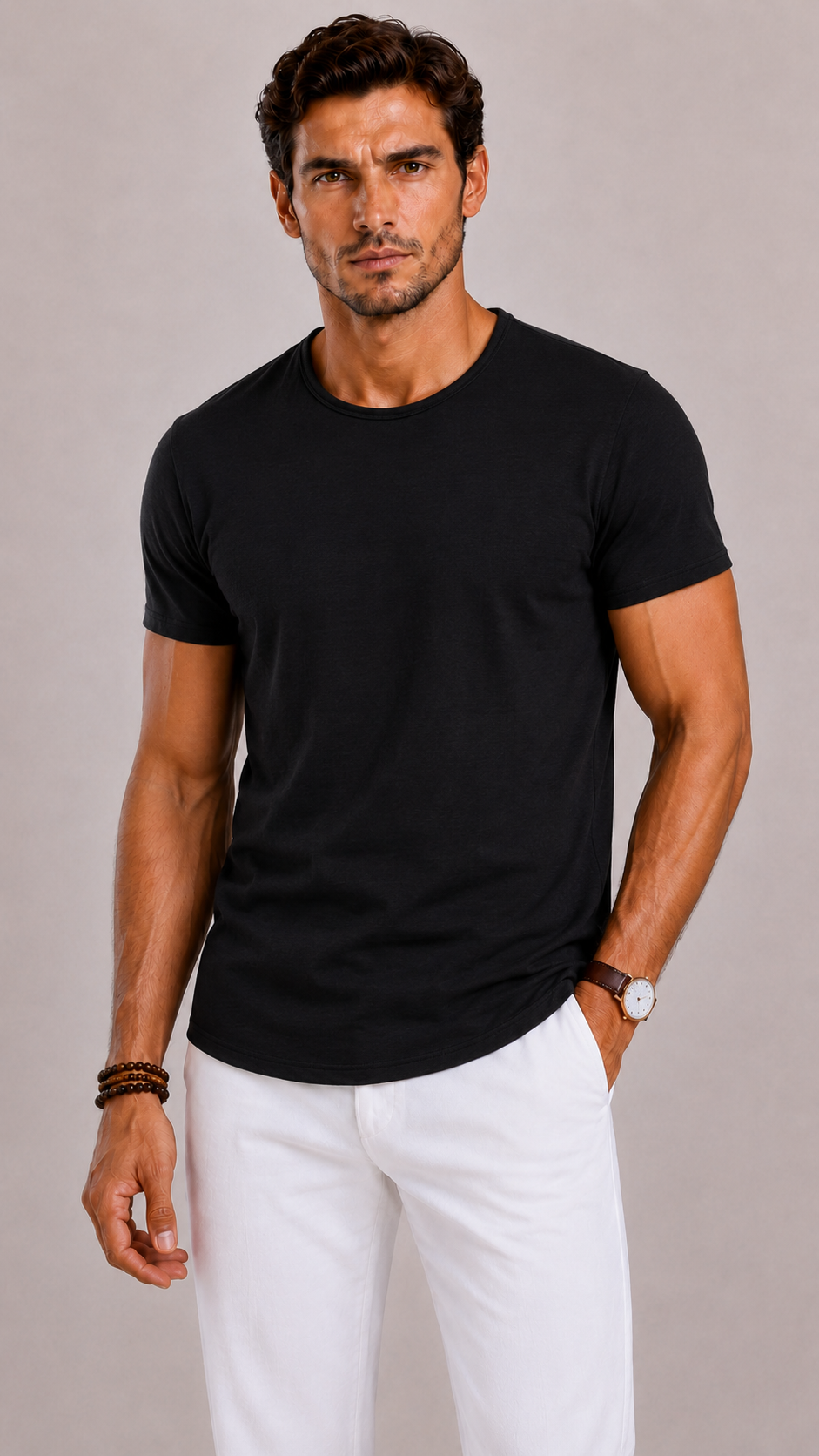 BENNETTVALE MEN’S EVERYDAY ROUND NECK T-SHIRT