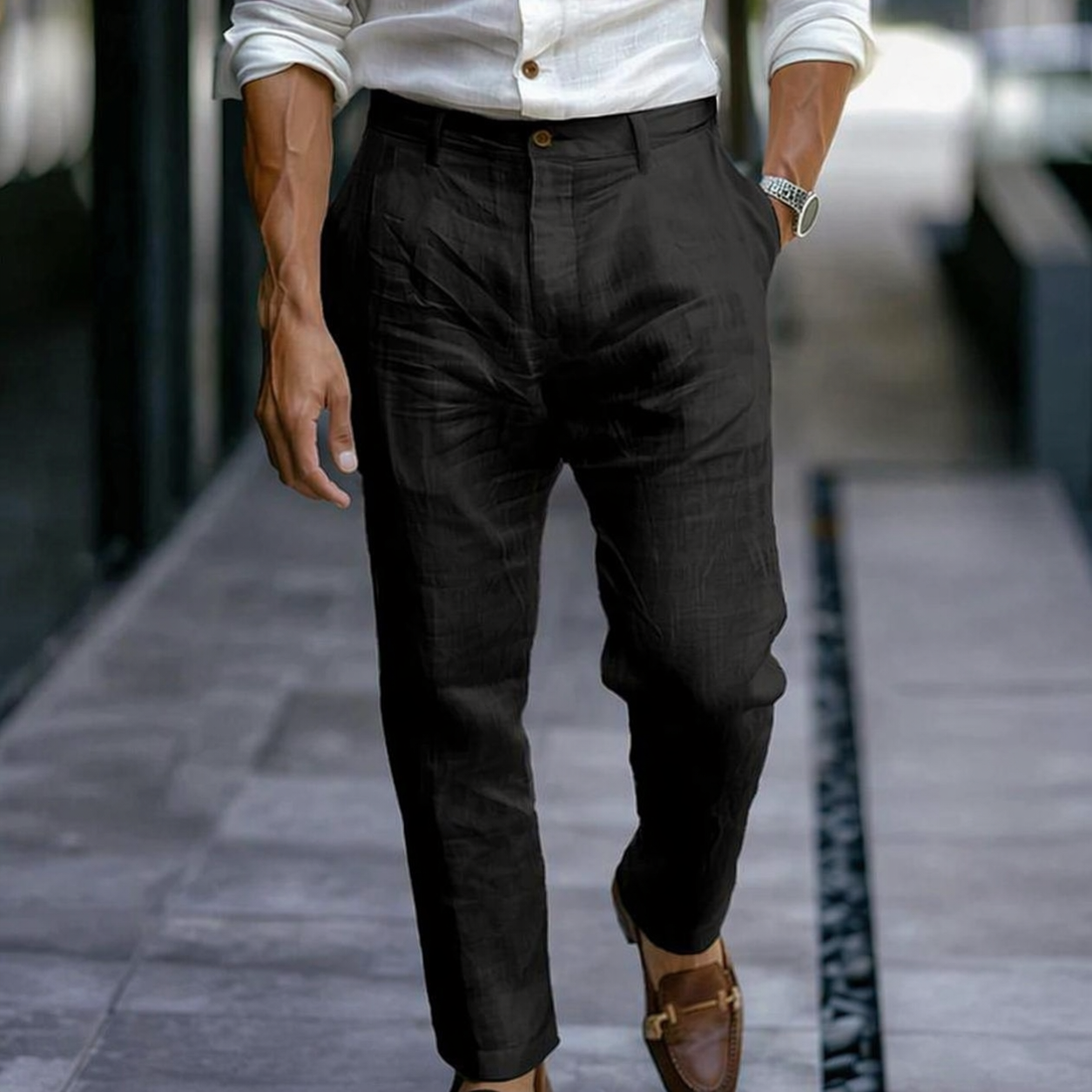 BENNETTVALE MEN’S CLASSIC SUMMER TROUSERS