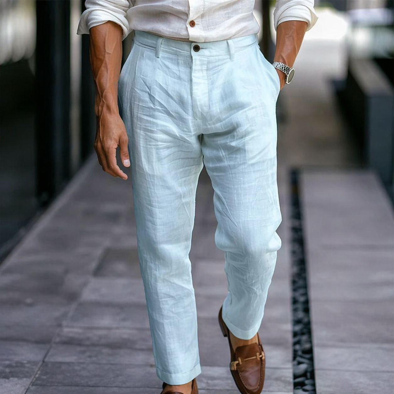 BENNETTVALE MEN’S CLASSIC SUMMER TROUSERS