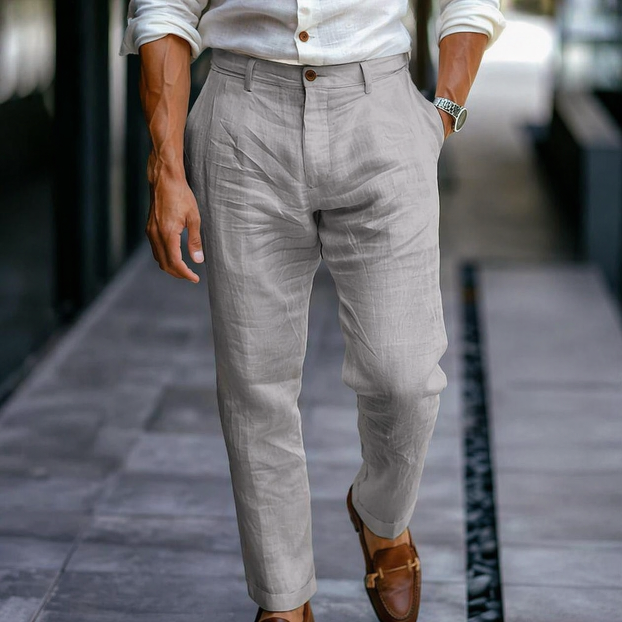 BENNETTVALE MEN’S CLASSIC SUMMER TROUSERS