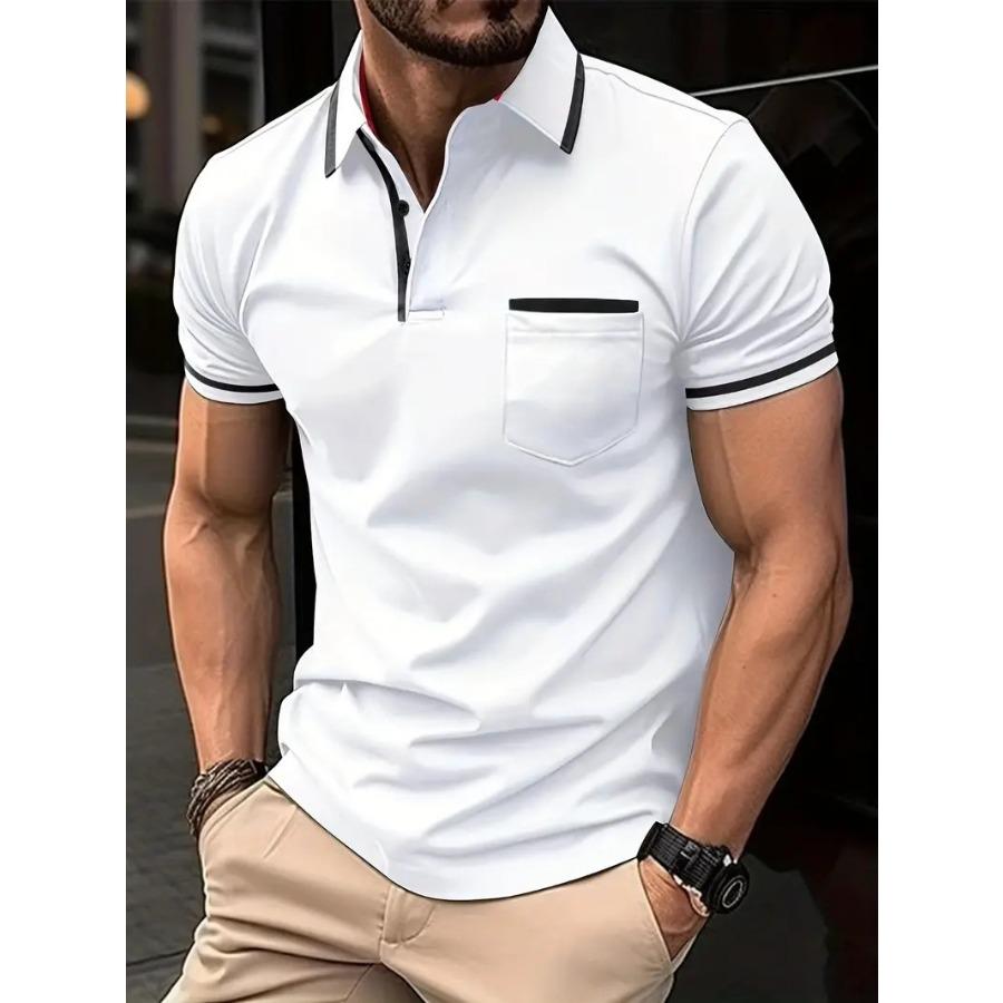 BENNETTVALE MEN’S CONTRAST TRIM POLO SHIRT